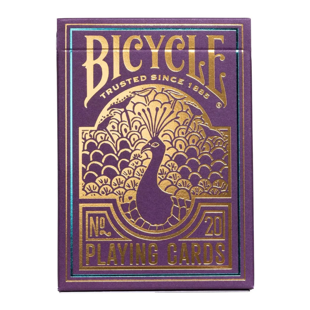 Bicycle Purple Peacock Playing Cards - Naivri