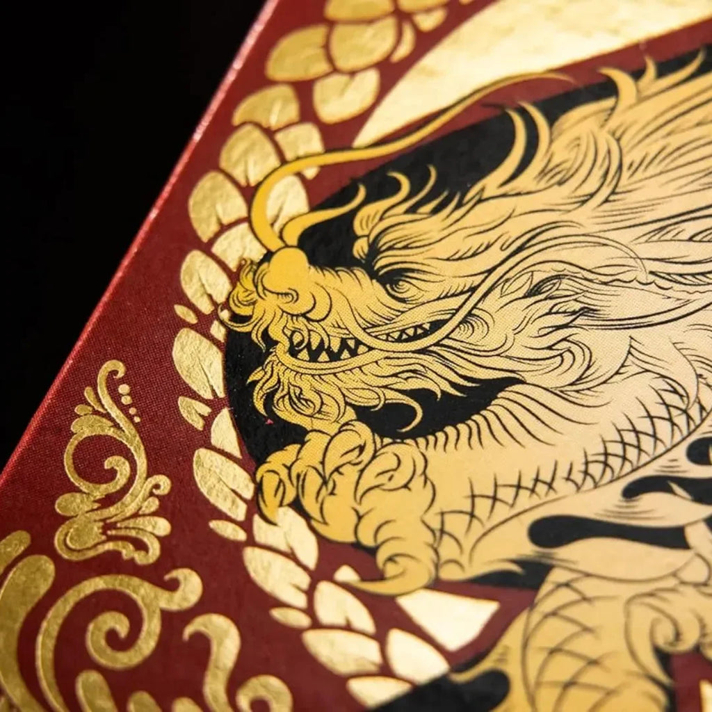 Bicycle Red Dragon Playing Cards – Premium Collectible Deck Celebrating the Year of the Dragon - Naivri