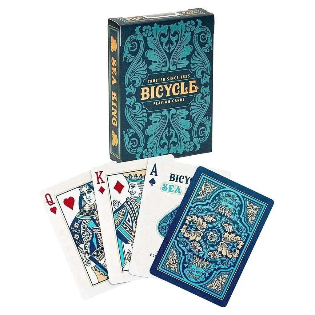 Bicycle Sea King Playing Cards – Durable Plastic Deck with Premium Air-Cushion Finish - Naivri