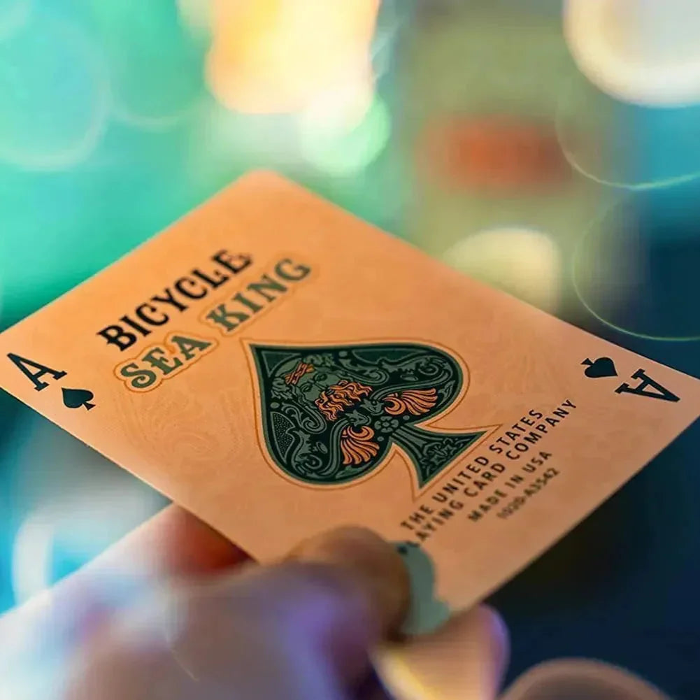 Bicycle Sea King Playing Cards – Durable Plastic Deck with Premium Air-Cushion Finish - Naivri