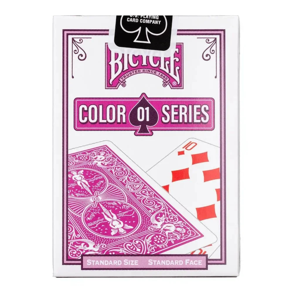Bicycle Standard Pink Playing Cards – Color Series Berry 01 | Official Bicycle Deck - Naivri