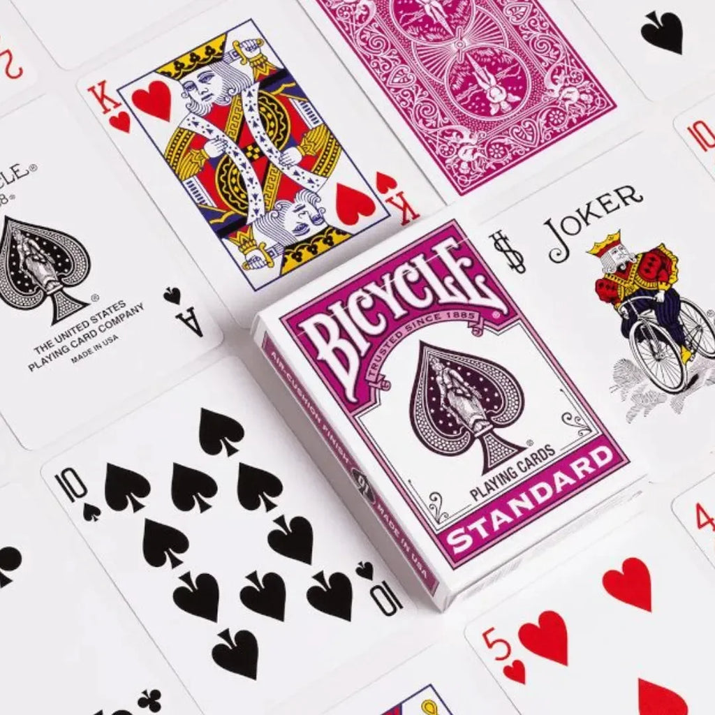 Bicycle Standard Pink Playing Cards – Color Series Berry 01 | Official Bicycle Deck - Naivri