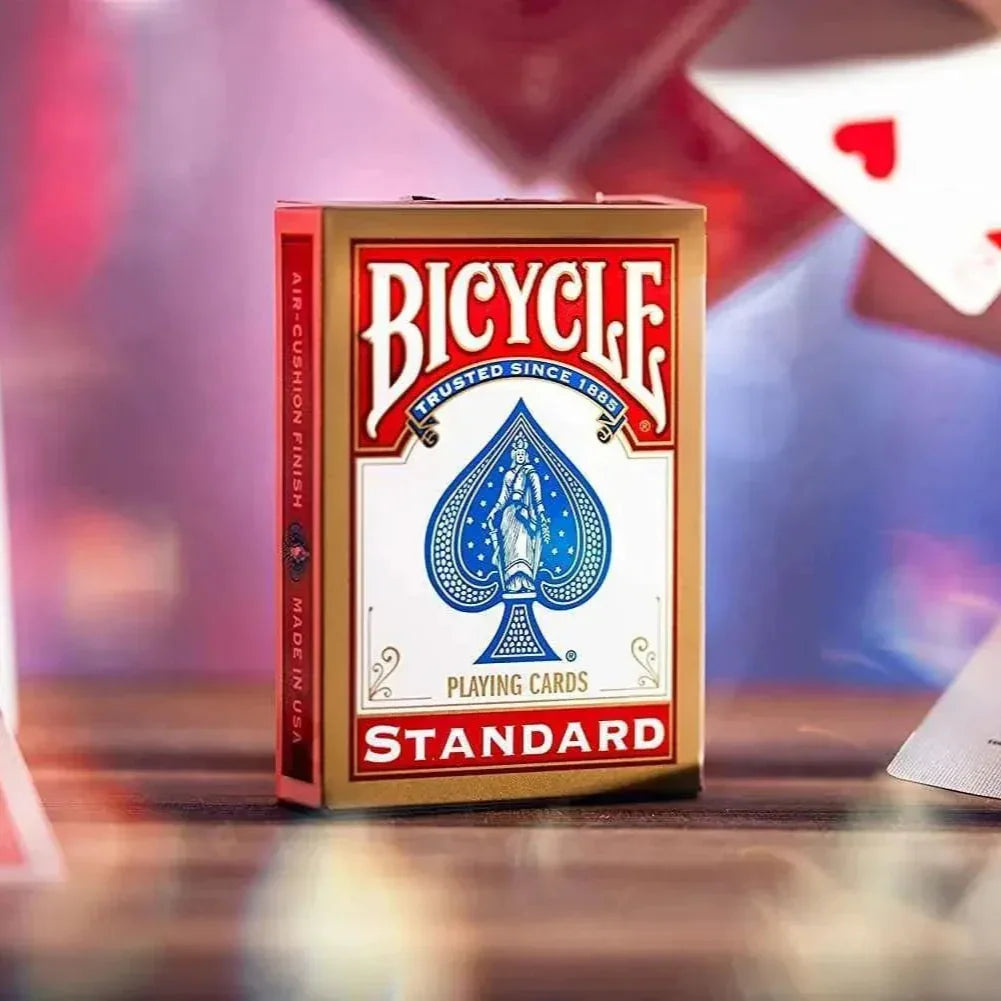 Bicycle Standard Playing Cards – Classic Rider Back Deck, Durable Air-Cushion Finish - Naivri
