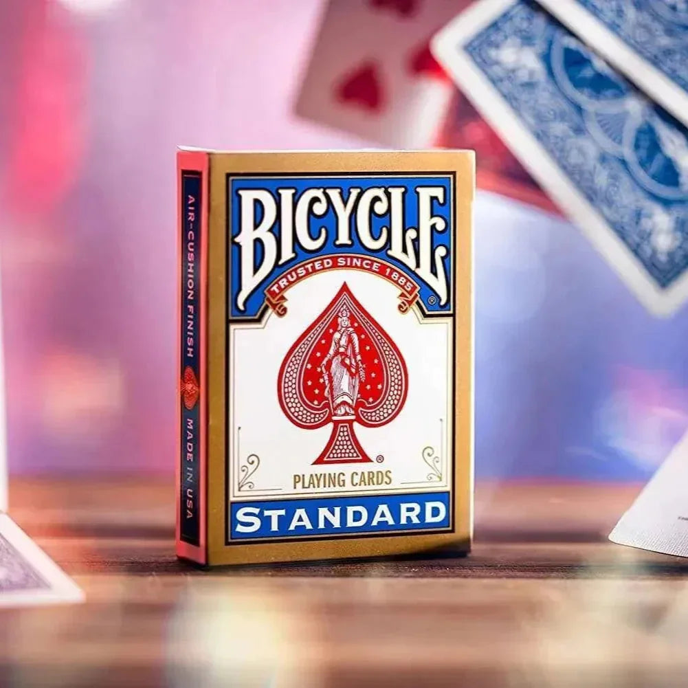 Bicycle Standard Playing Cards – Classic Rider Back Deck, Durable Air-Cushion Finish - Naivri