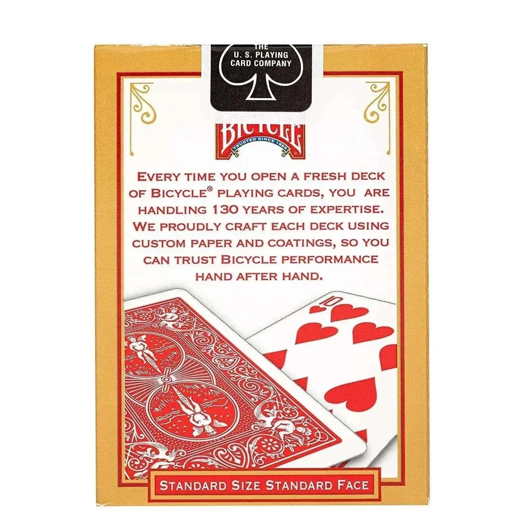 Bicycle Standard Playing Cards – Classic Rider Back Deck, Durable Air-Cushion Finish - Naivri