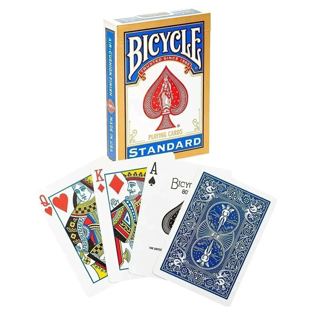Bicycle Standard Playing Cards – Classic Rider Back Deck, Durable Air-Cushion Finish - Naivri