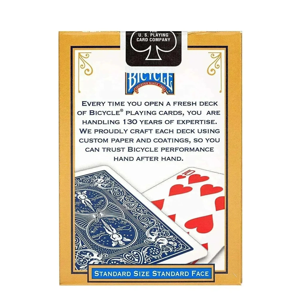 Bicycle Standard Playing Cards – Classic Rider Back Deck, Durable Air-Cushion Finish - Naivri