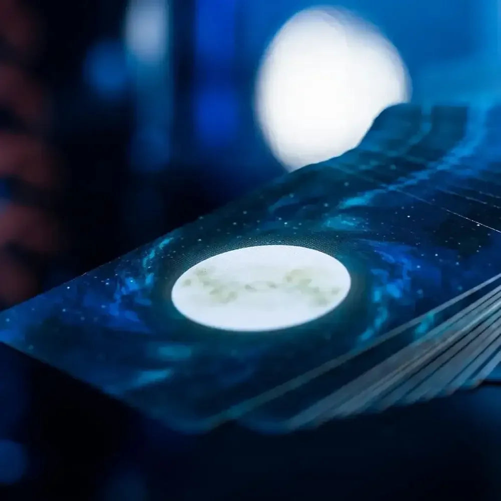 Bicycle Stargazer New Moon Playing Cards – Premium Deck with Celestial Design, Silver Foil Tuck & Air Cushion Finish - Naivri