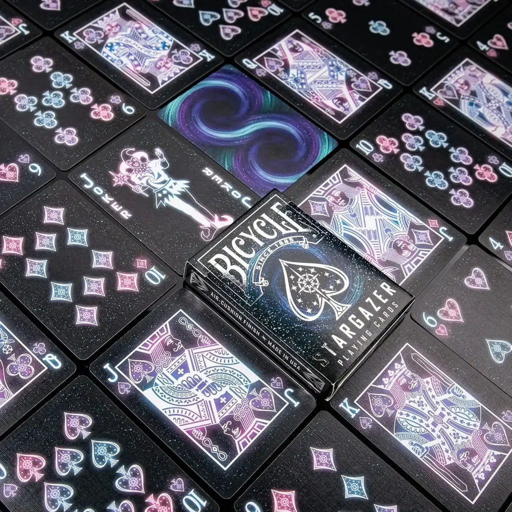 Bicycle Stargazer Playing Cards – Premium Plastic Deck with Astronomical Design – Air-Cushion Finish – Made in USA – Ideal for Games, Magic & Cardistry - Naivri