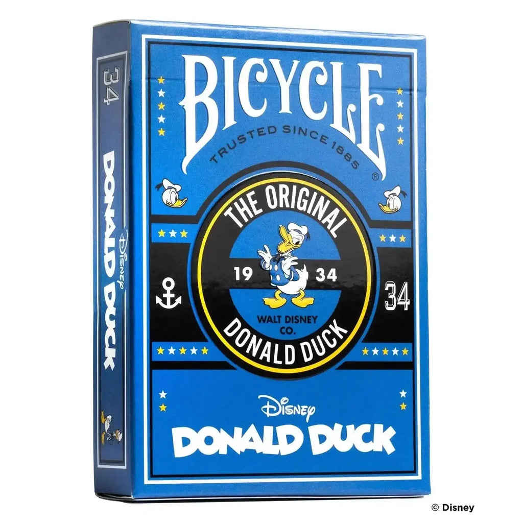 Bicycle The Original Donald Duck 1934 Playing Cards – Disney Collectible Deck Featuring Donald & Daisy Duck | Classic Design | Air-Cushion Finish - Naivri