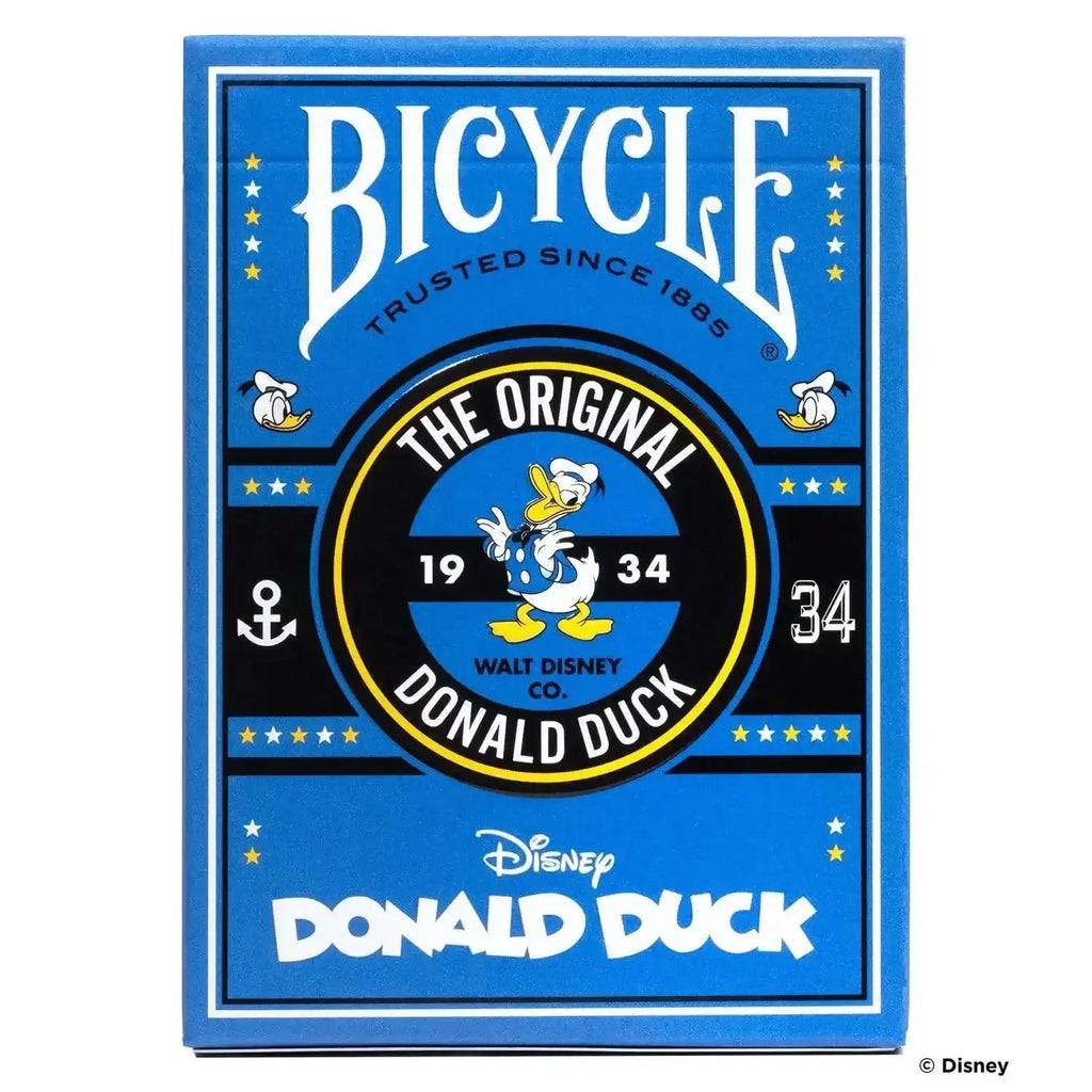 Bicycle The Original Donald Duck 1934 Playing Cards – Disney Collectible Deck Featuring Donald & Daisy Duck | Classic Design | Air-Cushion Finish - Naivri