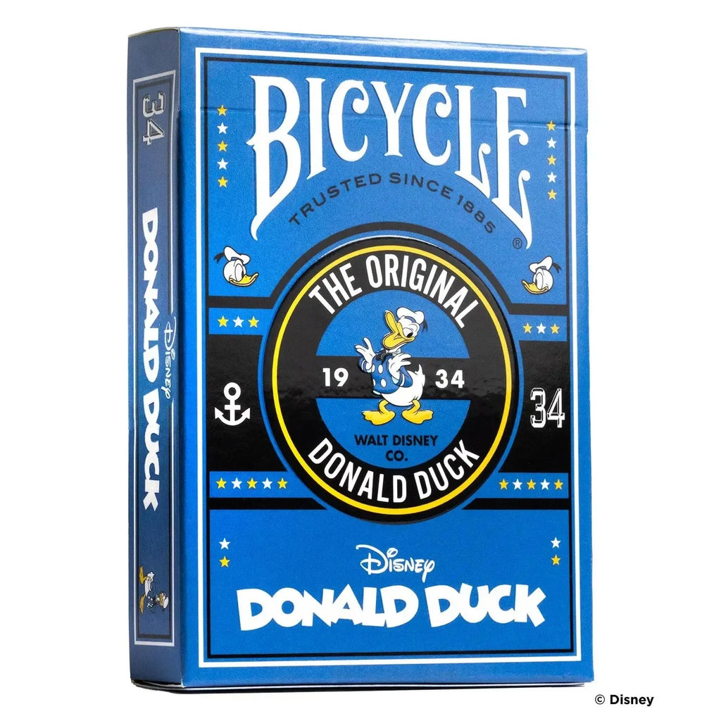 Bicycle The Original Donald Duck 1934 Playing Cards – Disney Collectible Deck Featuring Donald & Daisy Duck | Classic Design | Air-Cushion Finish - Naivri