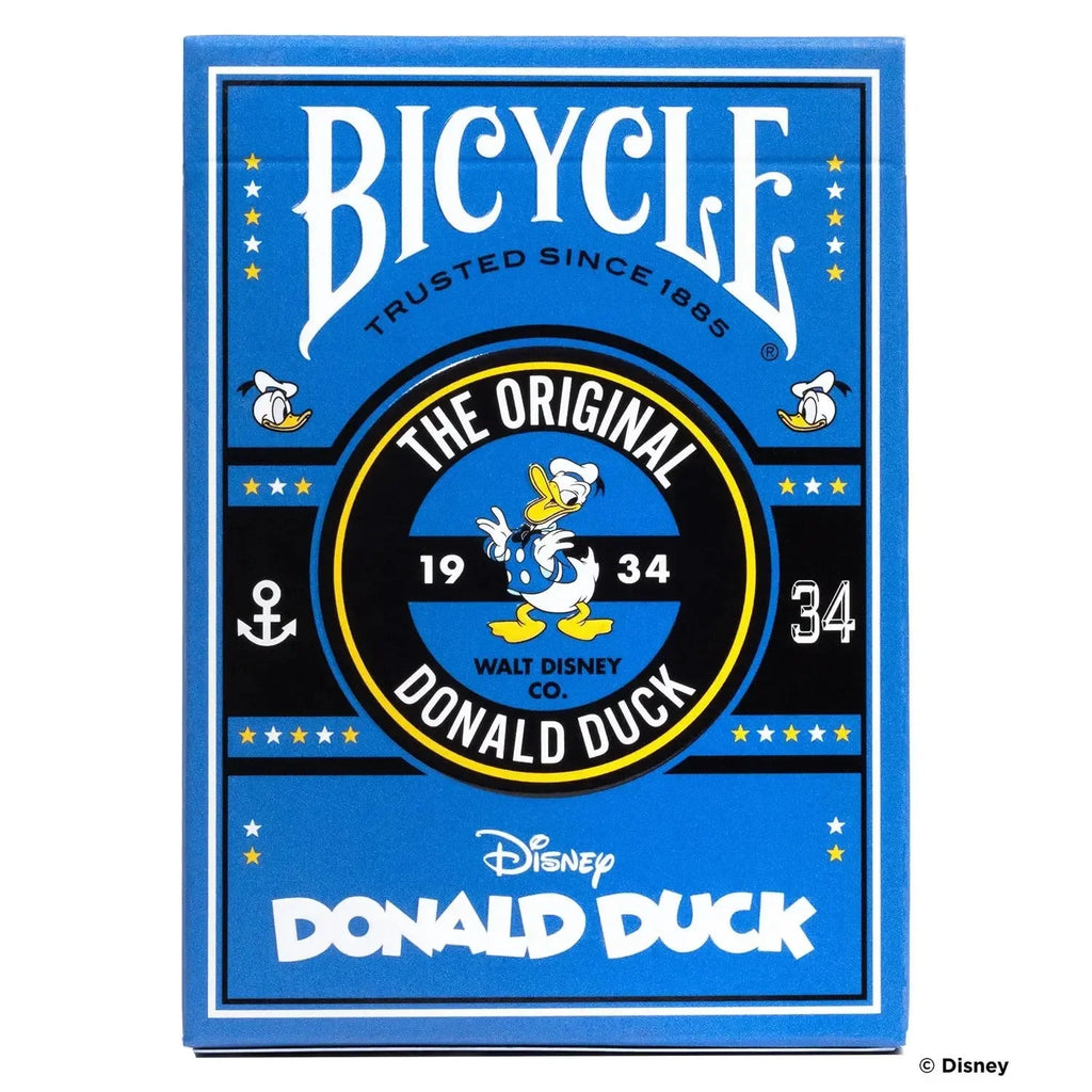 Bicycle The Original Donald Duck 1934 Playing Cards – Disney Collectible Deck Featuring Donald & Daisy Duck | Classic Design | Air-Cushion Finish - Naivri