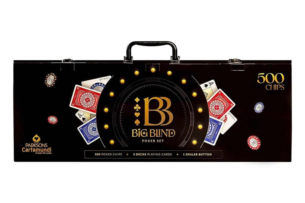 Big Blind 500 Pieces Poker Chips Set - Naivri