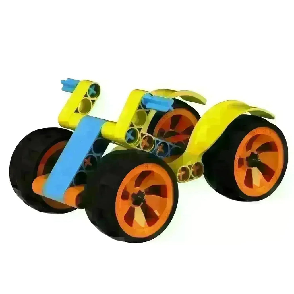 Blix Cars-2 – STEM Car Building Kit for Kids (Age 5+) | Build 9+ Vehicle Models | DIY Construction Toy | Educational Robotics Set - Naivri