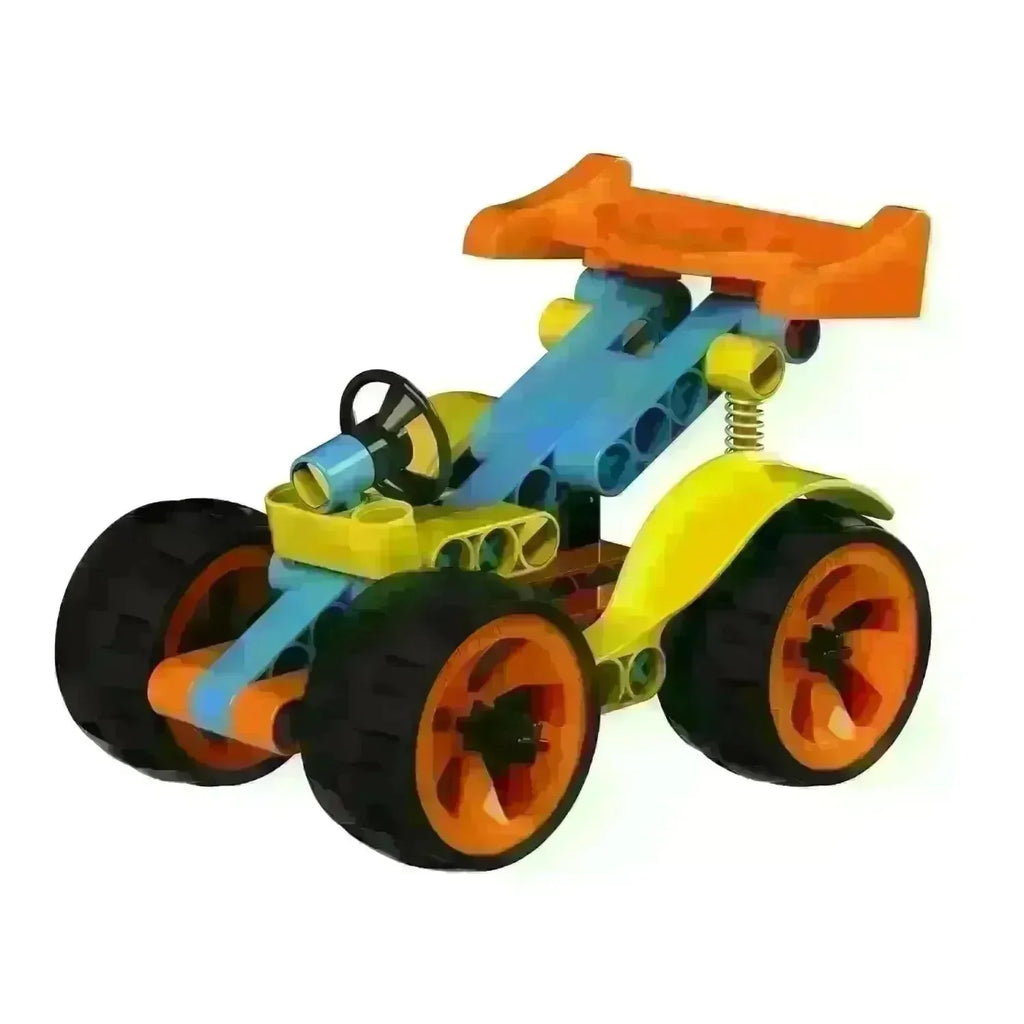 Blix Cars-2 – STEM Car Building Kit for Kids (Age 5+) | Build 9+ Vehicle Models | DIY Construction Toy | Educational Robotics Set - Naivri