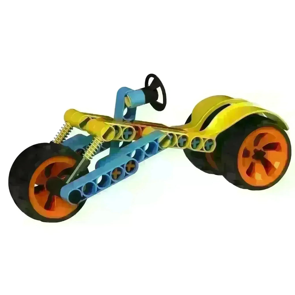 Blix Cars-2 – STEM Car Building Kit for Kids (Age 5+) | Build 9+ Vehicle Models | DIY Construction Toy | Educational Robotics Set - Naivri