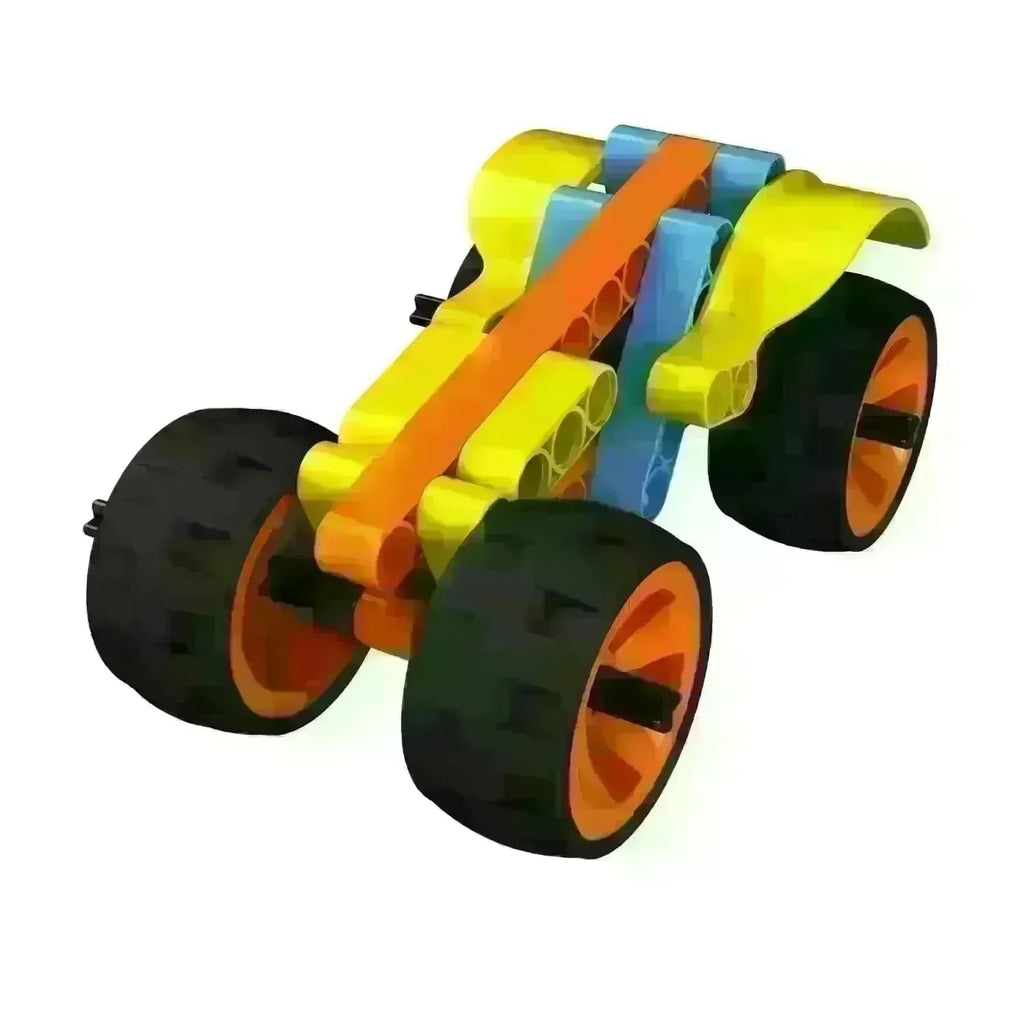 Blix Cars-2 – STEM Car Building Kit for Kids (Age 5+) | Build 9+ Vehicle Models | DIY Construction Toy | Educational Robotics Set - Naivri