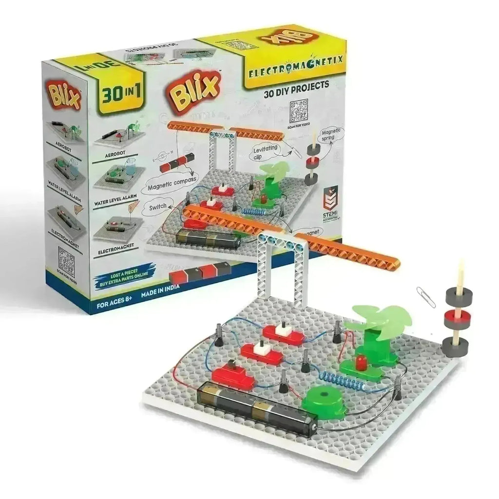 Blix Electromagnetix 30-in-1 Science Project - Naivri