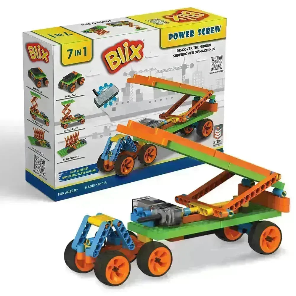 Blix Power Screw 7-in-1 Science Project - Naivri