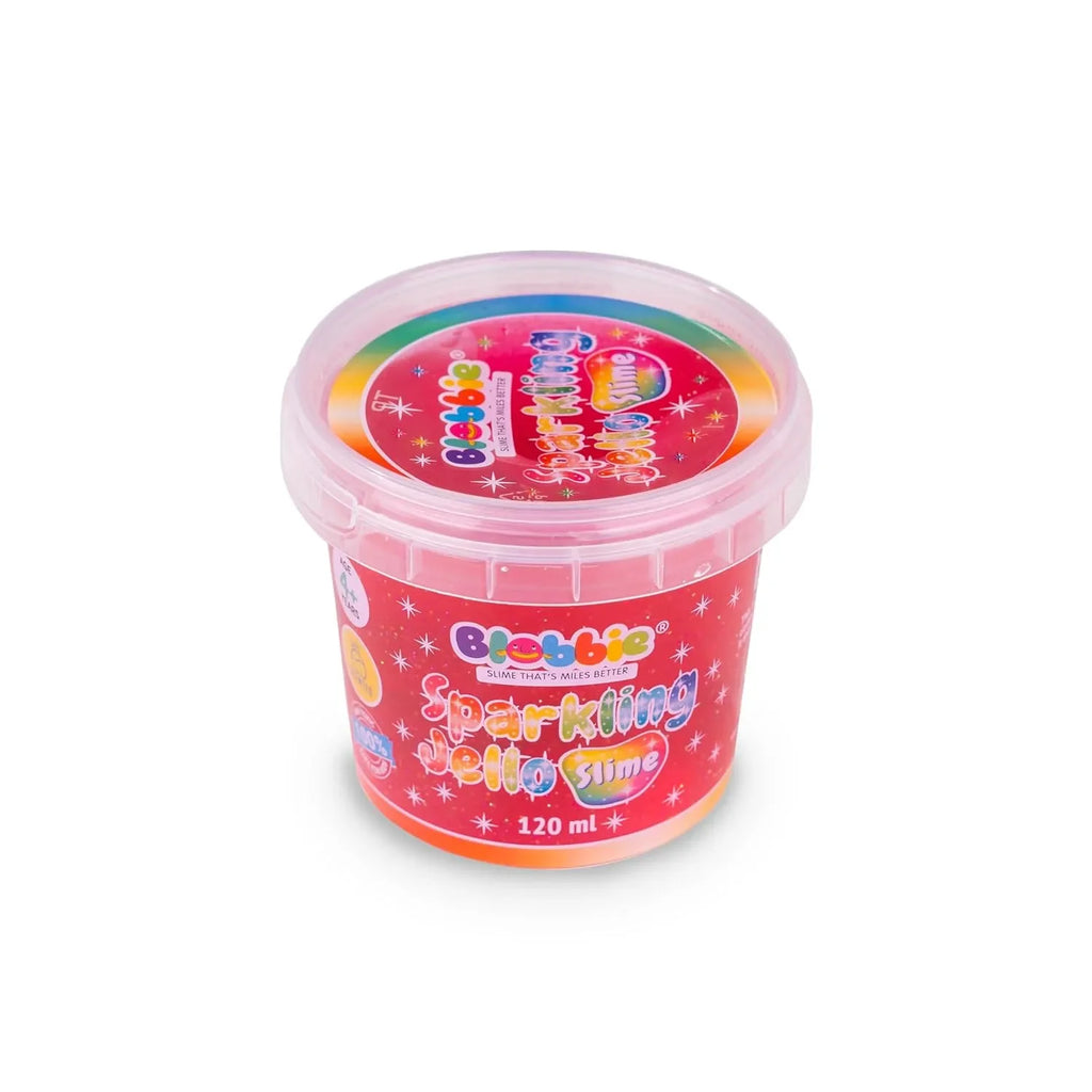Blobbie Sparkling Jello Slime Multicolor 120ML Single Pc - Naivri