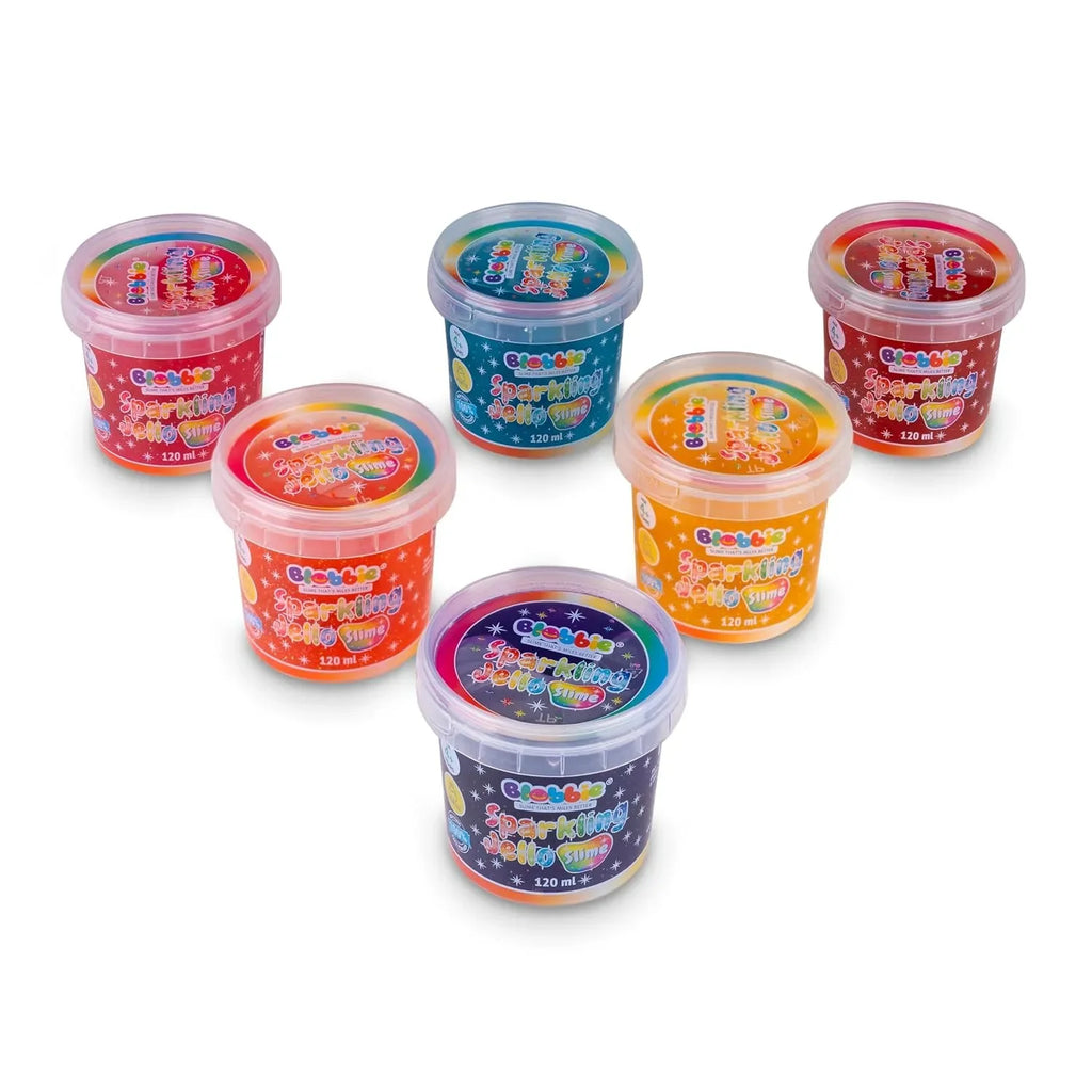 Blobbie Sparkling Jello Slime Multicolor 120ML Single Pc - Naivri