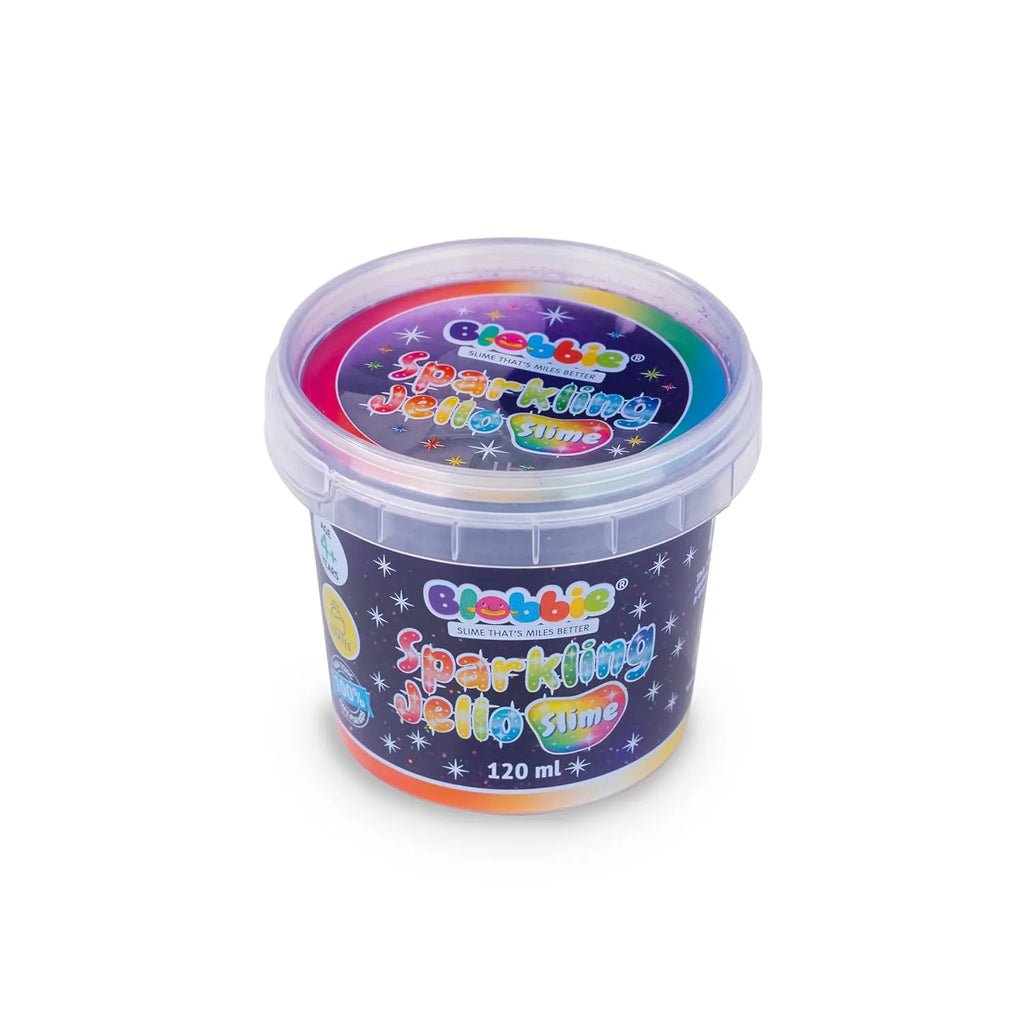 Blobbie Sparkling Jello Slime Multicolor 120ML Single Pc - Naivri