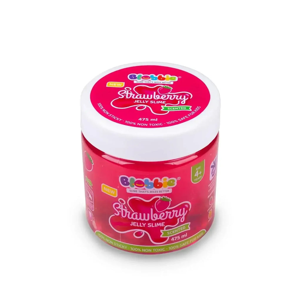 Blobbie Strawberry Fruit Jelly Slime 425ML - Naivri