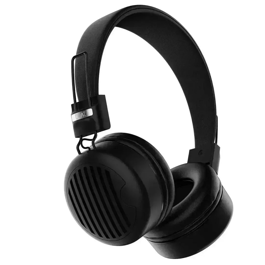 boAt Rockerz 400 Pro On-Ear Bluetooth Headphones (Active Black) with 30 Hours Playback, Deep Bass, Foldable Design, Bluetooth v5.0, and Cushioned Earcups - Naivri