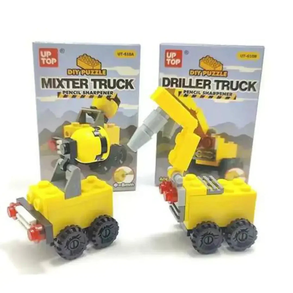 BrickFun DIY Puzzle Sharpener – Creative Building-Themed Stationery for Kids 3+ - Naivri