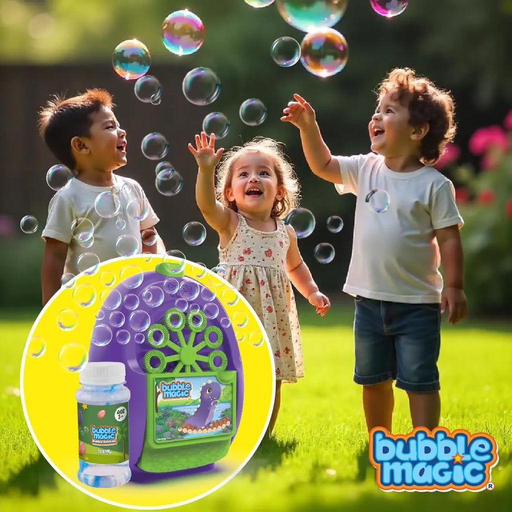 Bubble Magic Dino Bubble Blower - Naivri