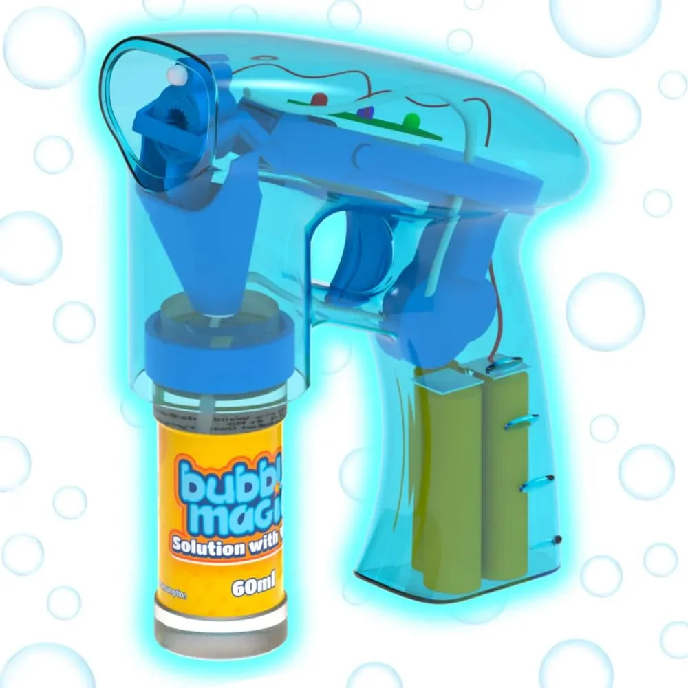 Bubble Magic Light Up Bubble Blaster - Blue - Naivri