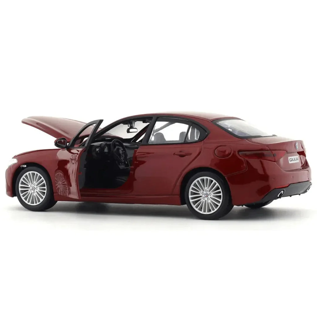 Burago Alfa Romeo Giulia 1:24 Die-Cast Scale Model – Premium Collector’s Edition for Ages 14+ - Naivri