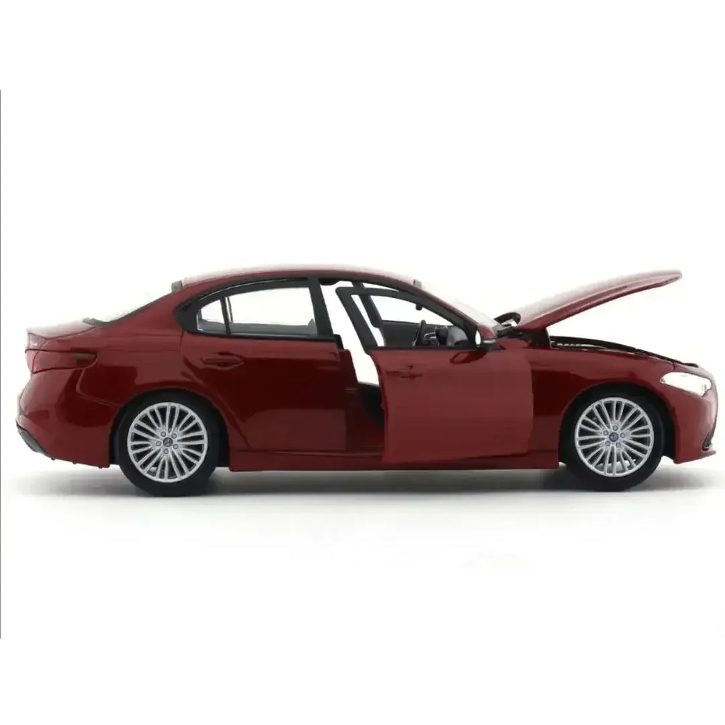 Burago Alfa Romeo Giulia 1:24 Die-Cast Scale Model – Premium Collector’s Edition for Ages 14+ - Naivri