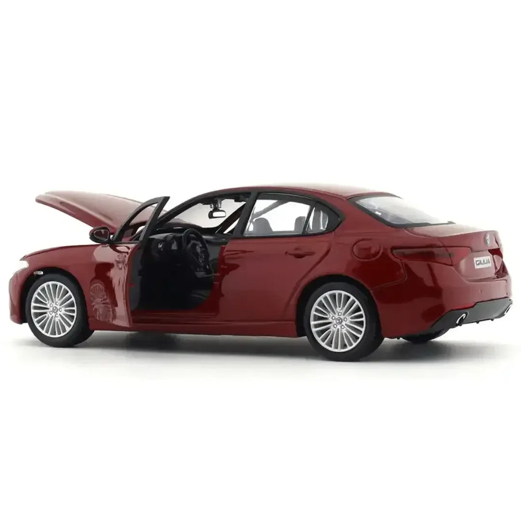 Burago Alfa Romeo Giulia 1:24 Die-Cast Scale Model – Premium Collector’s Edition for Ages 14+ - Naivri