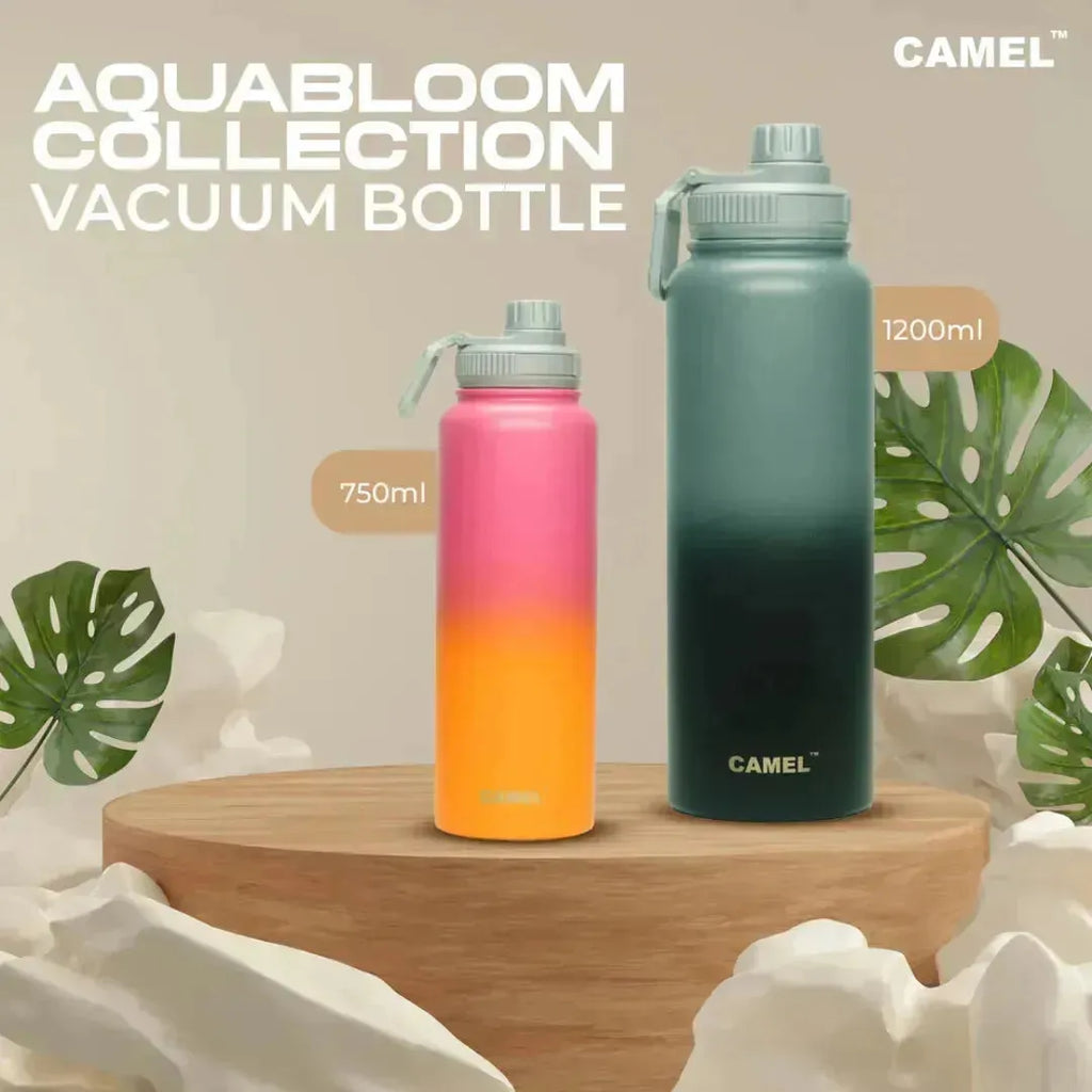 Camel Aquabloom Vacuum Sports Bottle Cotton Candy 1200 ML - Naivri