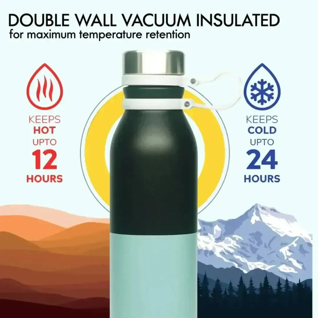 Camel Niyara Vacuum Bottle 500 ML – Stainless Steel Insulated Flask for Hot & Cold Drinks - Naivri