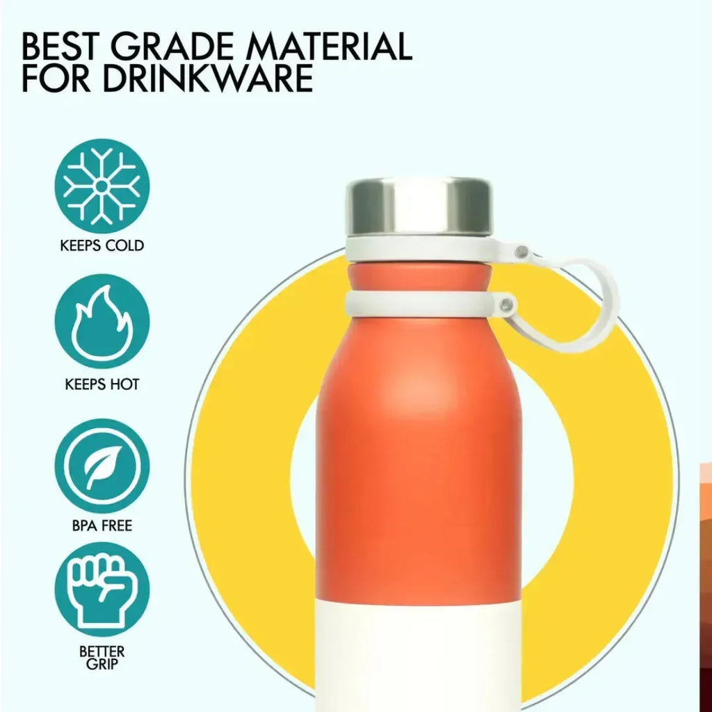 Camel Niyara Vacuum Bottle 500 ML – Stainless Steel Insulated Flask for Hot & Cold Drinks - Naivri