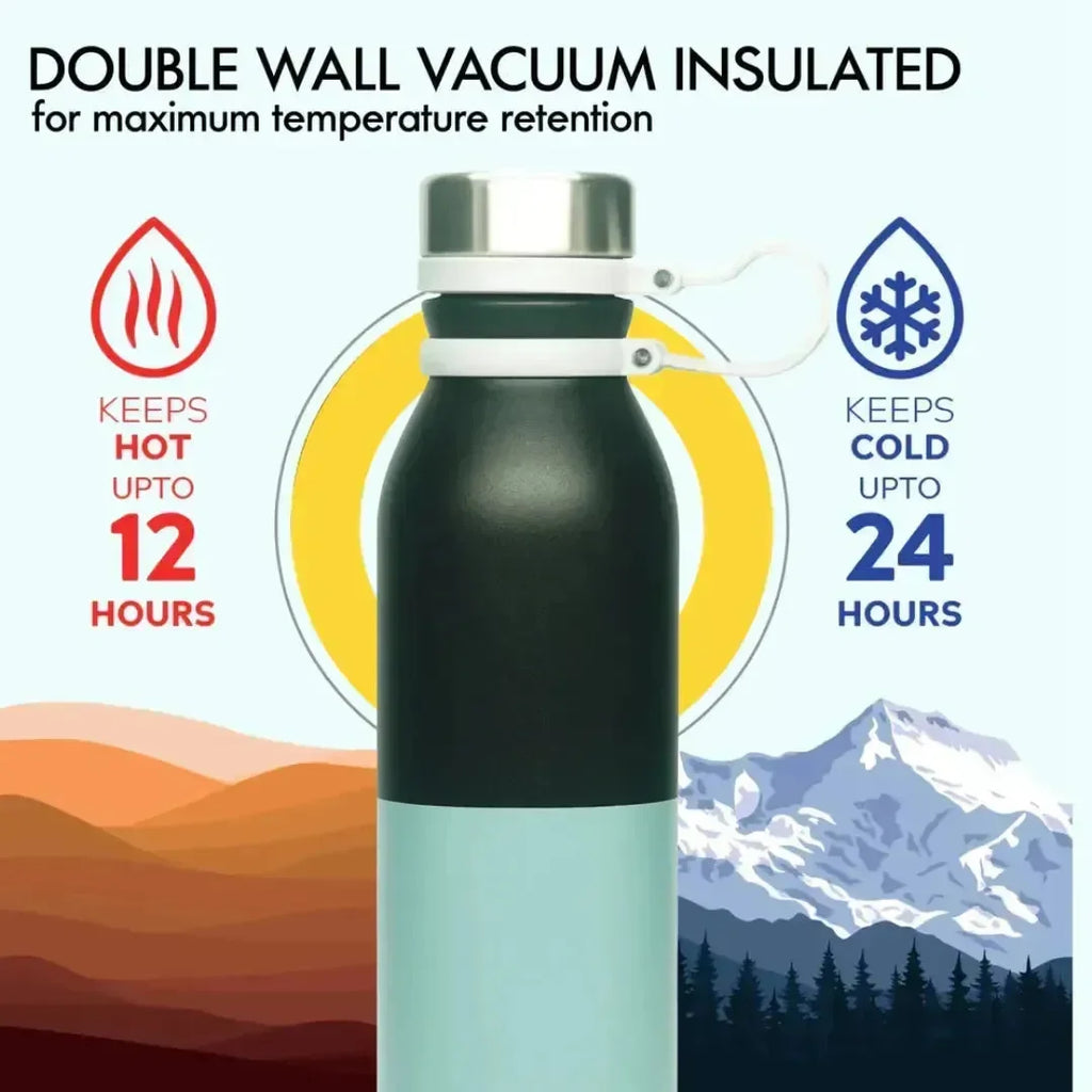 Camel Niyara Vacuum Bottle 500 ML – Stainless Steel Insulated Flask for Hot & Cold Drinks - Naivri