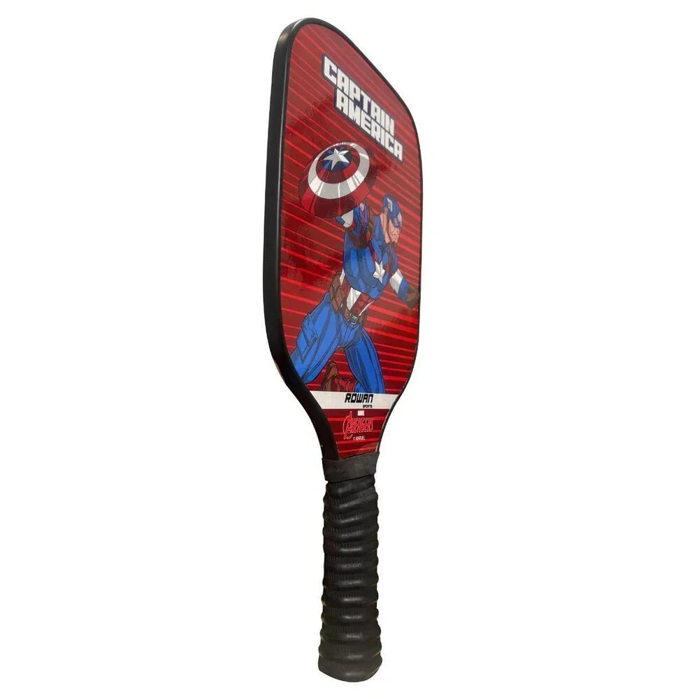 Captain America Pickleball Paddle | Marvel Inspired Graphite Paddle for All Skill Levels | Lightweight, Durable, and Control-Enhanced | Official Size Paddle for Kids & Adults - Naivri