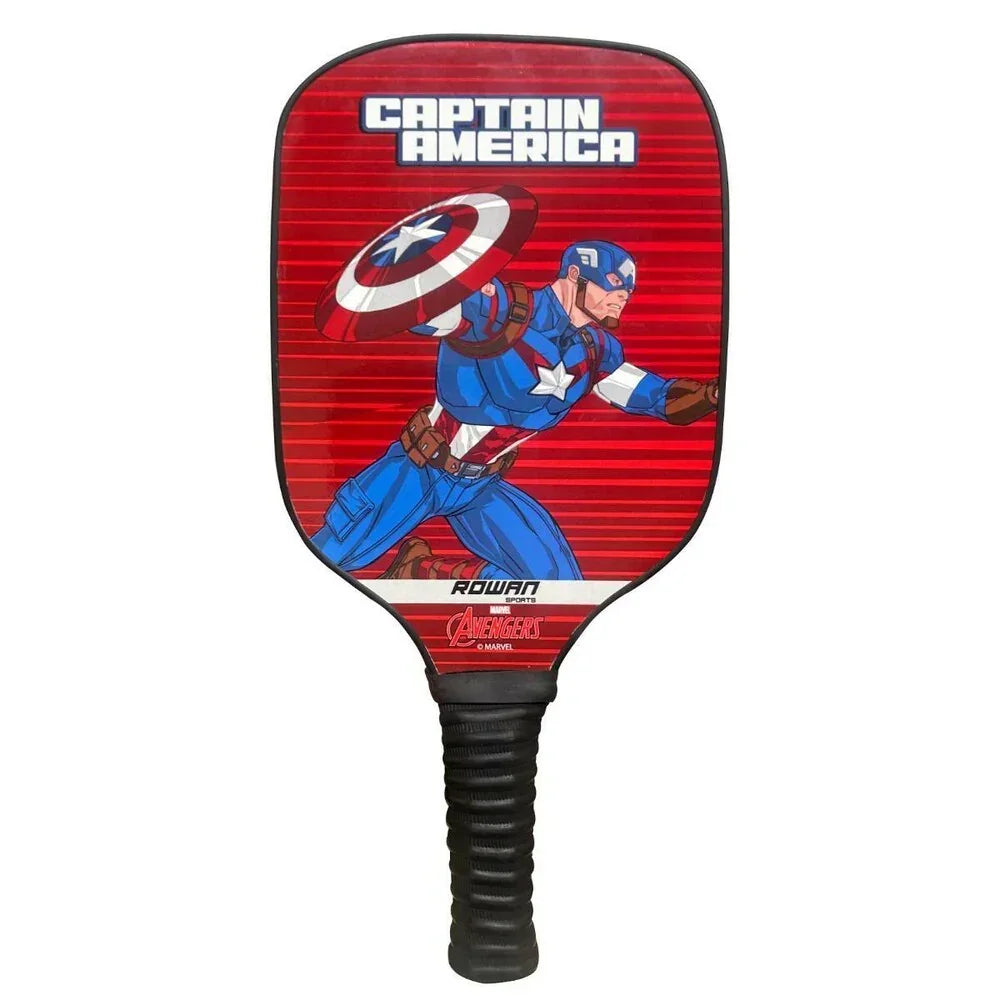 Captain America Pickleball Paddle | Marvel Inspired Graphite Paddle for All Skill Levels | Lightweight, Durable, and Control-Enhanced | Official Size Paddle for Kids & Adults - Naivri