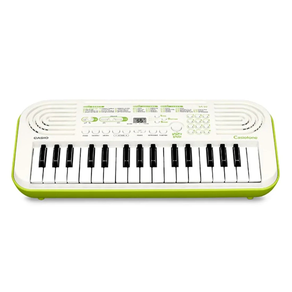 Casiotone Mini Keyboard SA-50 with Piano Tones – White - Naivri