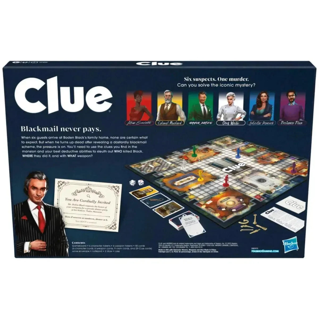 Cluedo The Classic Mystery Game F6420 – Solve the Murder Mystery - Naivri