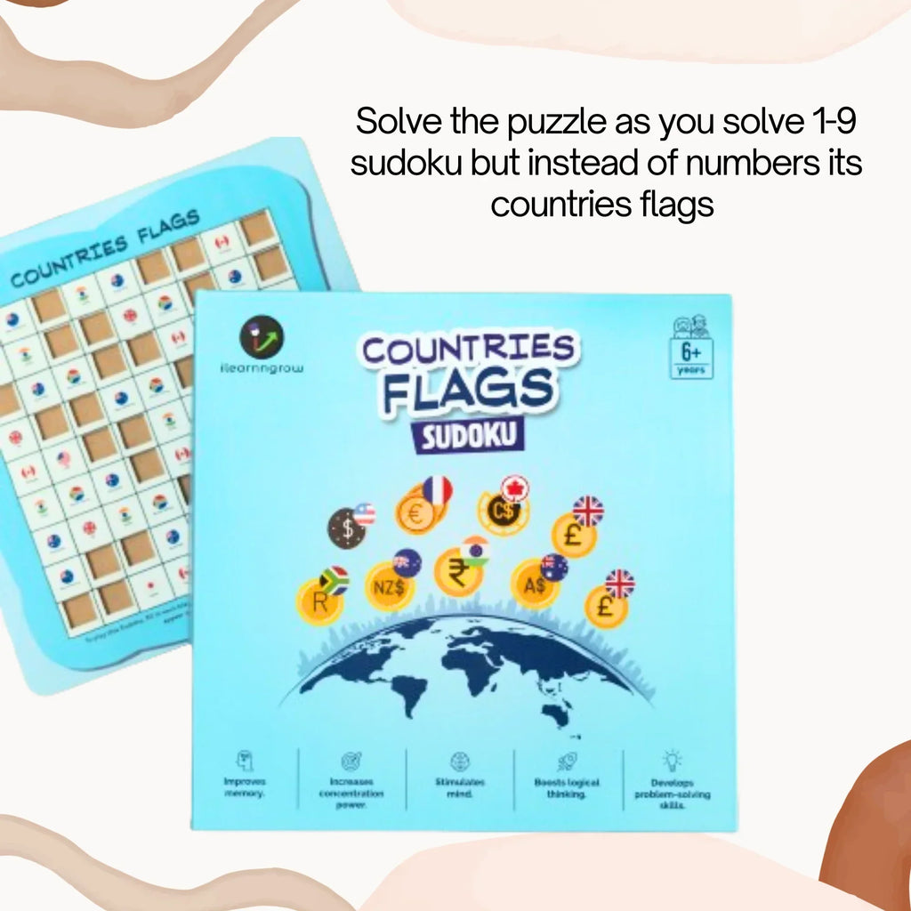 Countries Flag Sudoku - Naivri