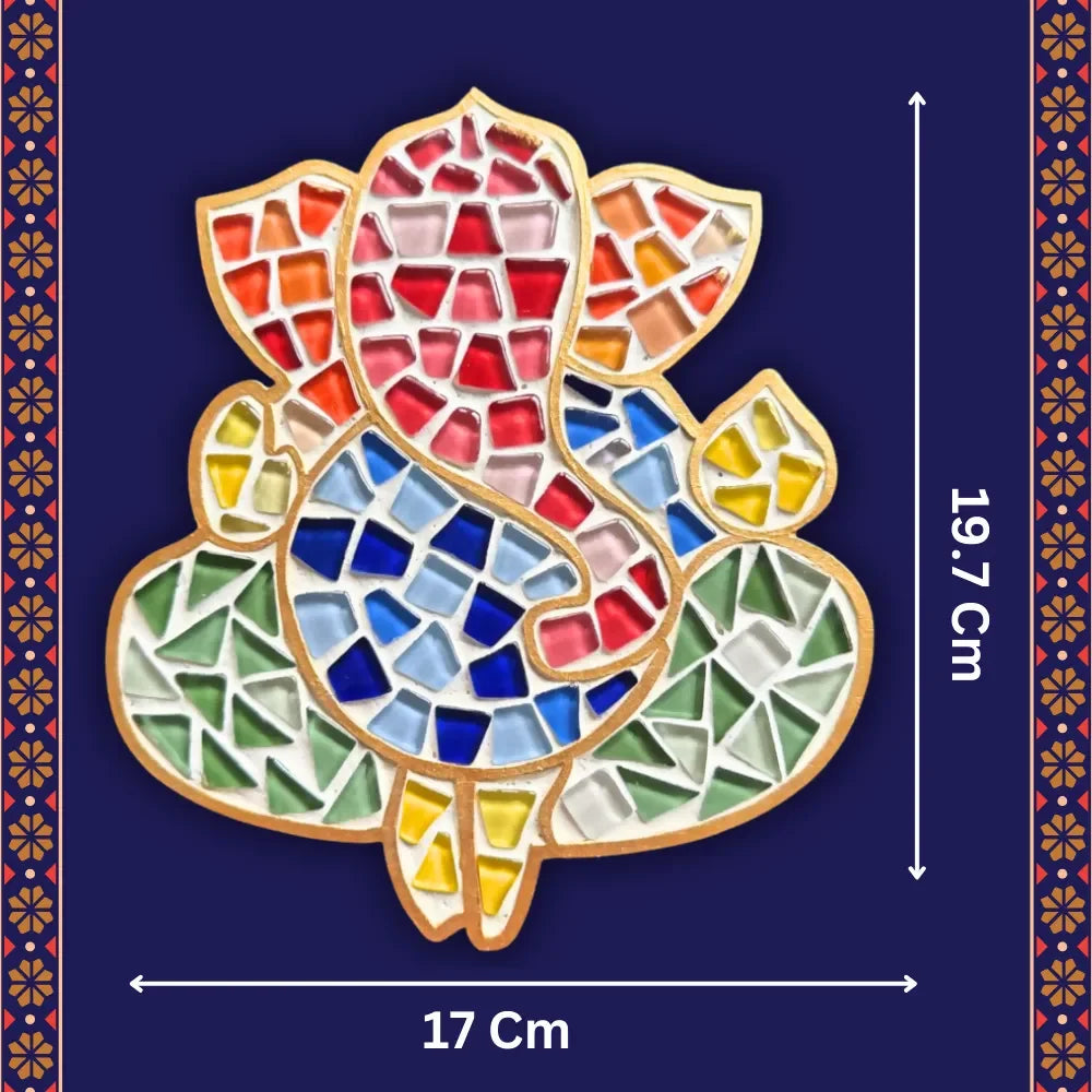 Craftopedia DIY Mosaic Art Kit - Ganesha | Mosaic Craft Kit for Art & Devotion - Naivri