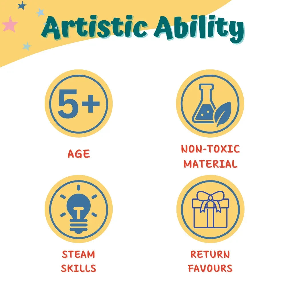 Craftopedia Magical Princess Inflatable Art and Craft Kit | Creative Fun for Kids - Naivri