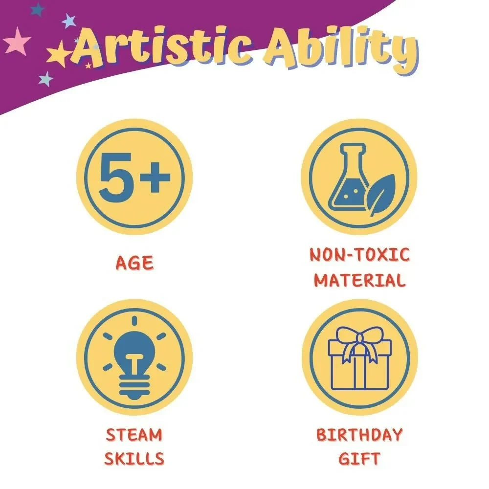 Craftopedia Mask Inflatable Art and Craft Kit | Creative Fun for Kids - Naivri