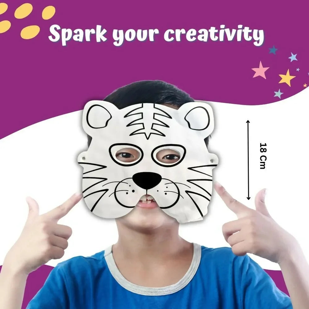 Craftopedia Mask Inflatable Art and Craft Kit | Creative Fun for Kids - Naivri
