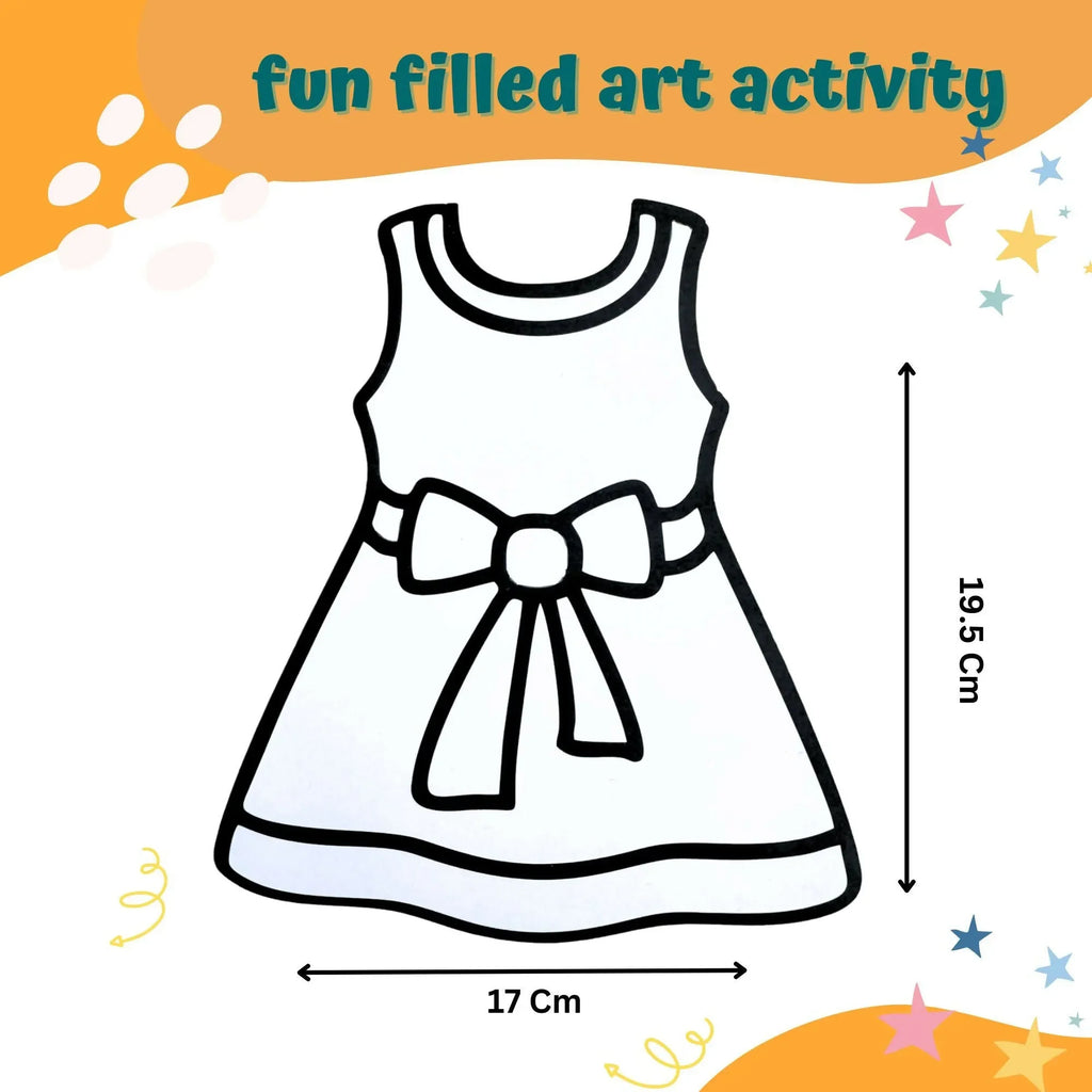 Craftopedia The Magical Color Transfer Paper Art - Fashion | Creative DIY Kit for Kids - Naivri