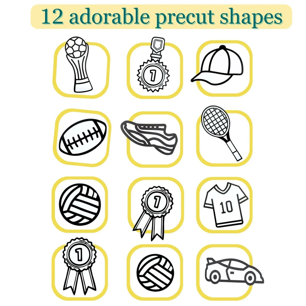 Craftopedia The Magical Color Transfer Paper Art - Sports | Creative DIY Kit for Kids - Naivri